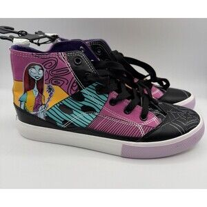 NEW Disney Nightmare Before Christmas Womens 9.5 Jack & Sally High Top Sneakers